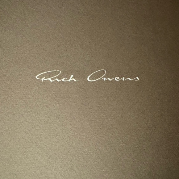 BNIB AUTHENTIC RICK OWENS BLACK LEATHER OVER THE KNEE BOOT - Picture 11 of 16